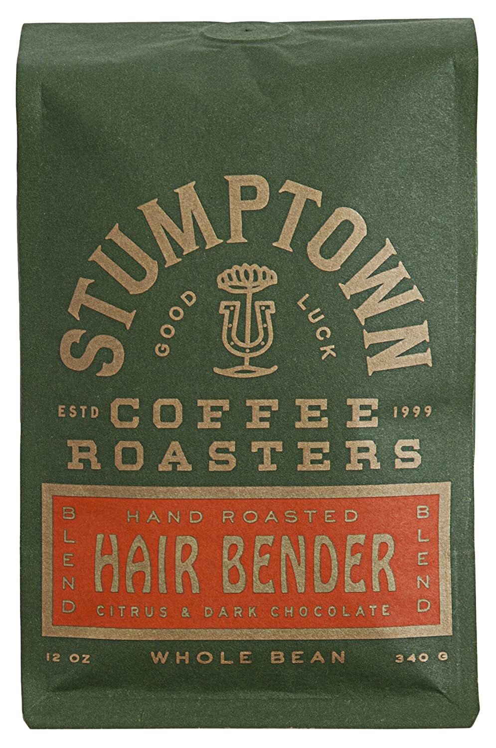 Stumptown Hair Bender Whole Bean Coffee 12 Ounce Sweet Citrus Chocolate Blend