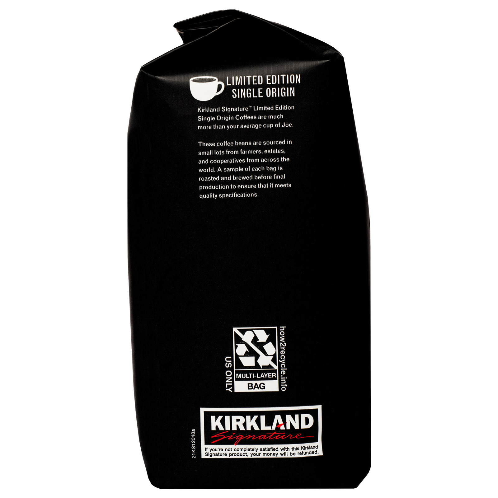 Kirkland Signature Organic Colombian Decaf Whole Bean Coffee, 2 Lbs, 2 PACK!