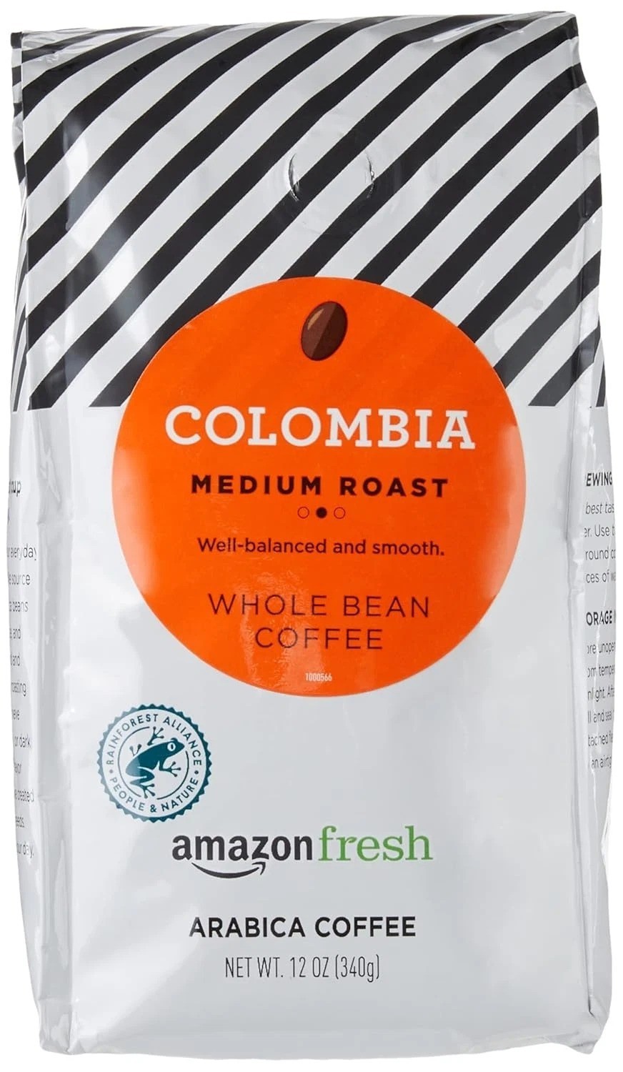 Colombia Whole Bean Coffee, Medium Roast, 12 Ounce