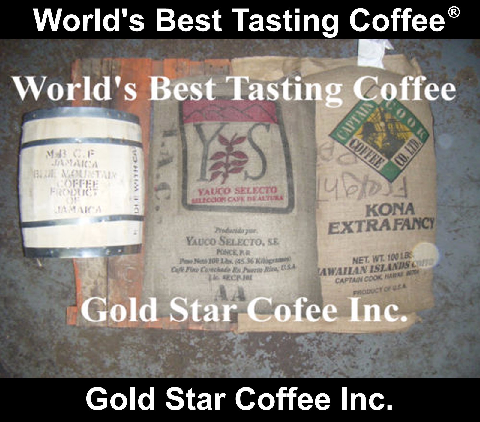 8 lb GREEN Coffee – Jamaica Blue Mountain, Peaberry, Hawaii Kona, Yauco Selecto