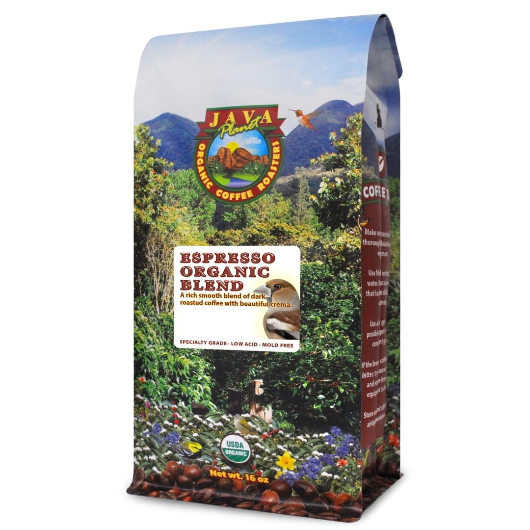 Low Acid Organic Coffee – Whole Bean, Mold-Free & Stomach Friendly by , Espresso