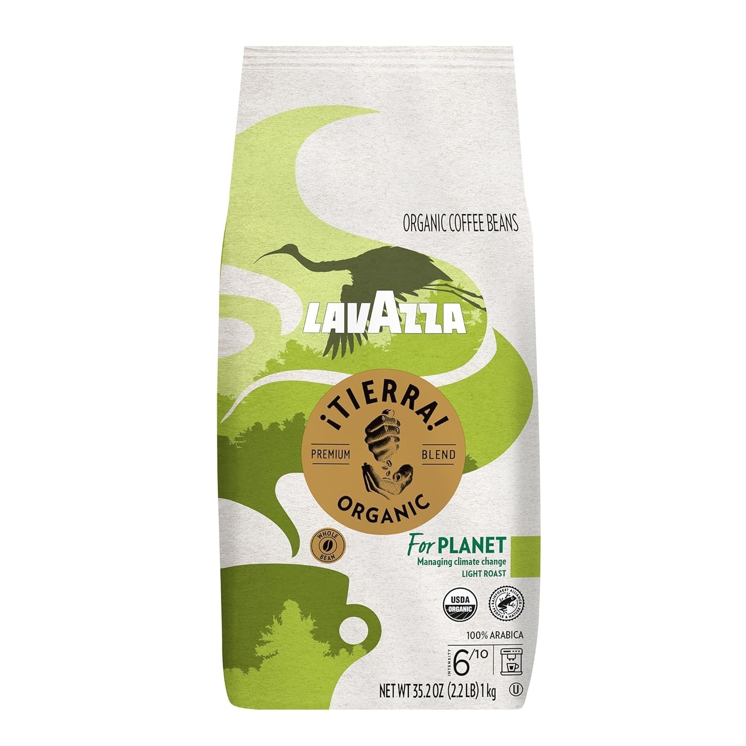 Organic Tierra! Light Roast Whole Bean Coffee – 2.2 lb, 100% Arabica Delight