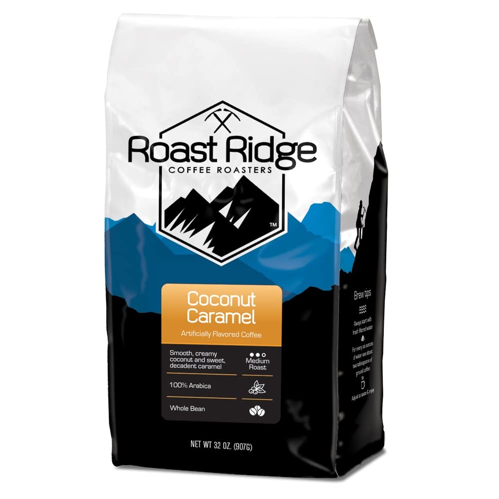Whole Bean Coffee, Medium Roast, Coconut Caramel, 2 lb.