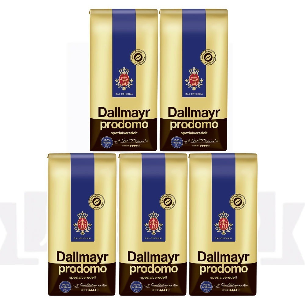 DALLMAYR PRODOMO Coffee Beans Top-Quality German Product 17.6oz – PACK OF 5