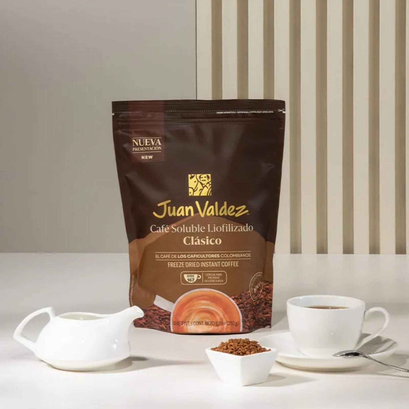 Juan Valdez Instant Freeze Dried Regular Coffee Doypack 8.8 oz – 250 g