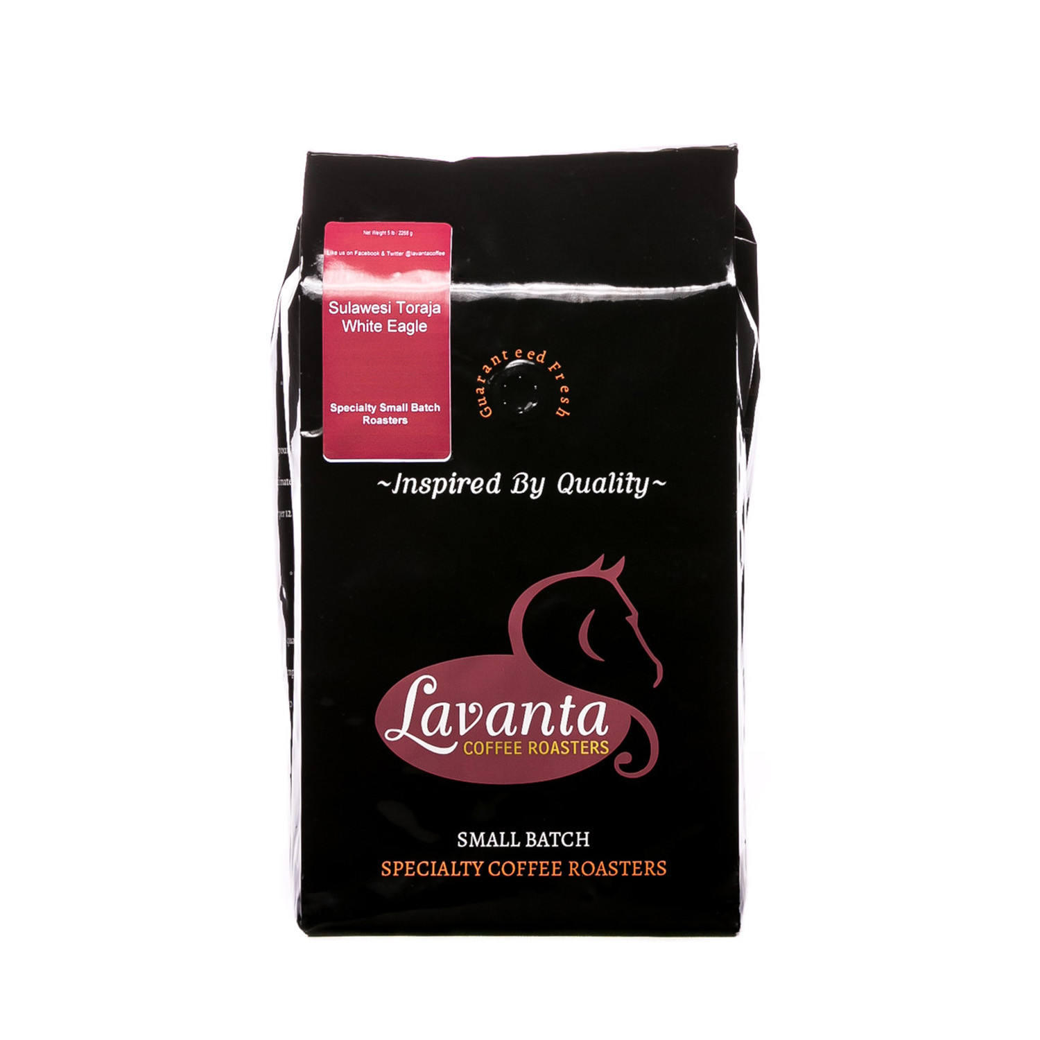 Lavanta Coffee Sulawesi Toraja White Eagle Green or Roasted Coffee