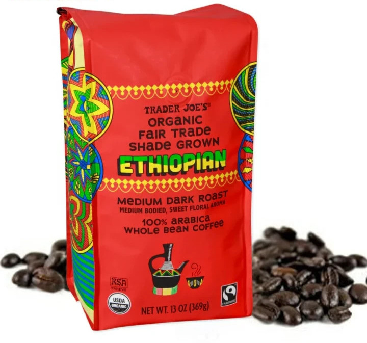 Trader Joe’s Organic Fair Trade Shade Grown Ethiopian Coffee 13 OZ