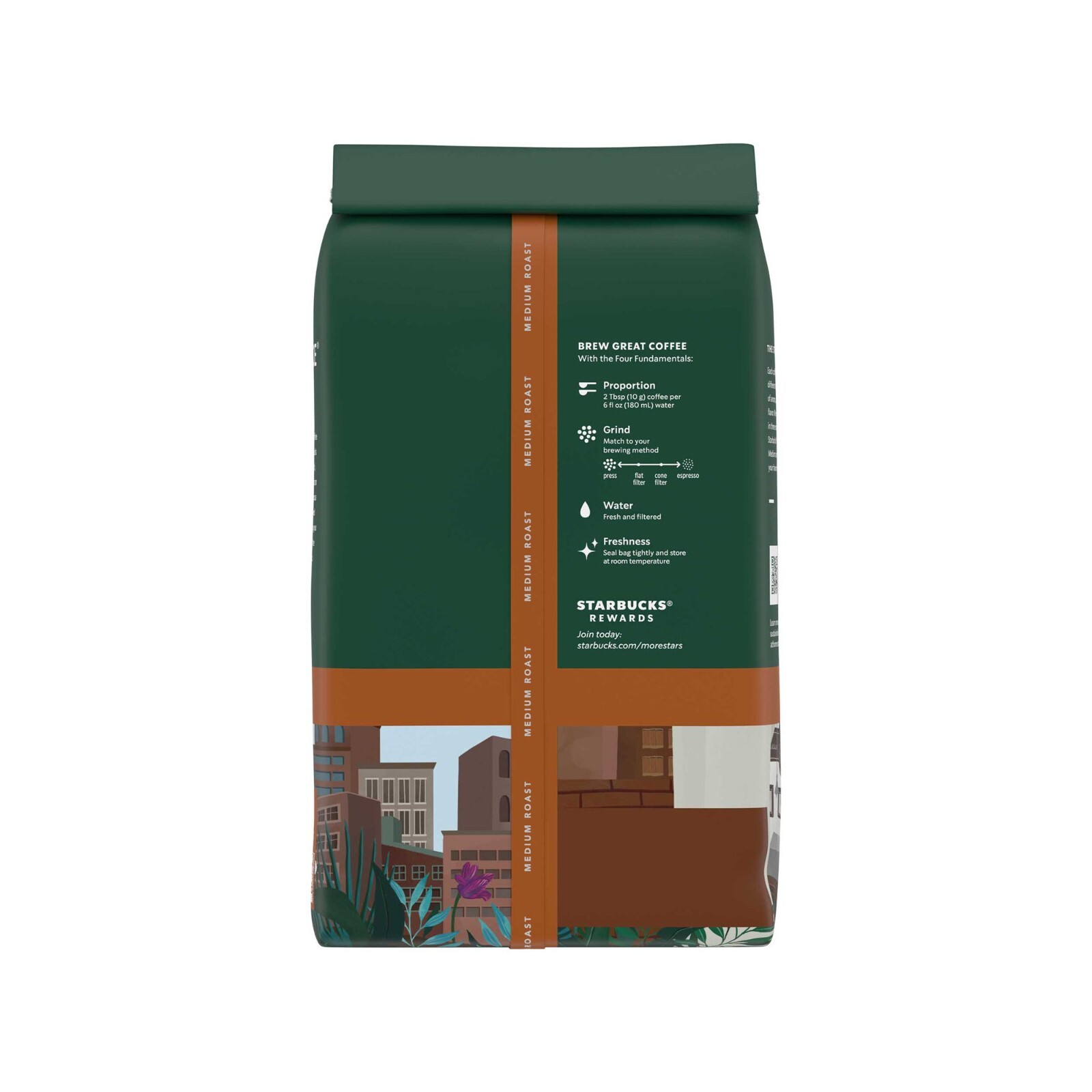 Starbucks Pike Place Roast, Whole Bean Coffee, 100% Arabica, Medium Roast, 28 oz
