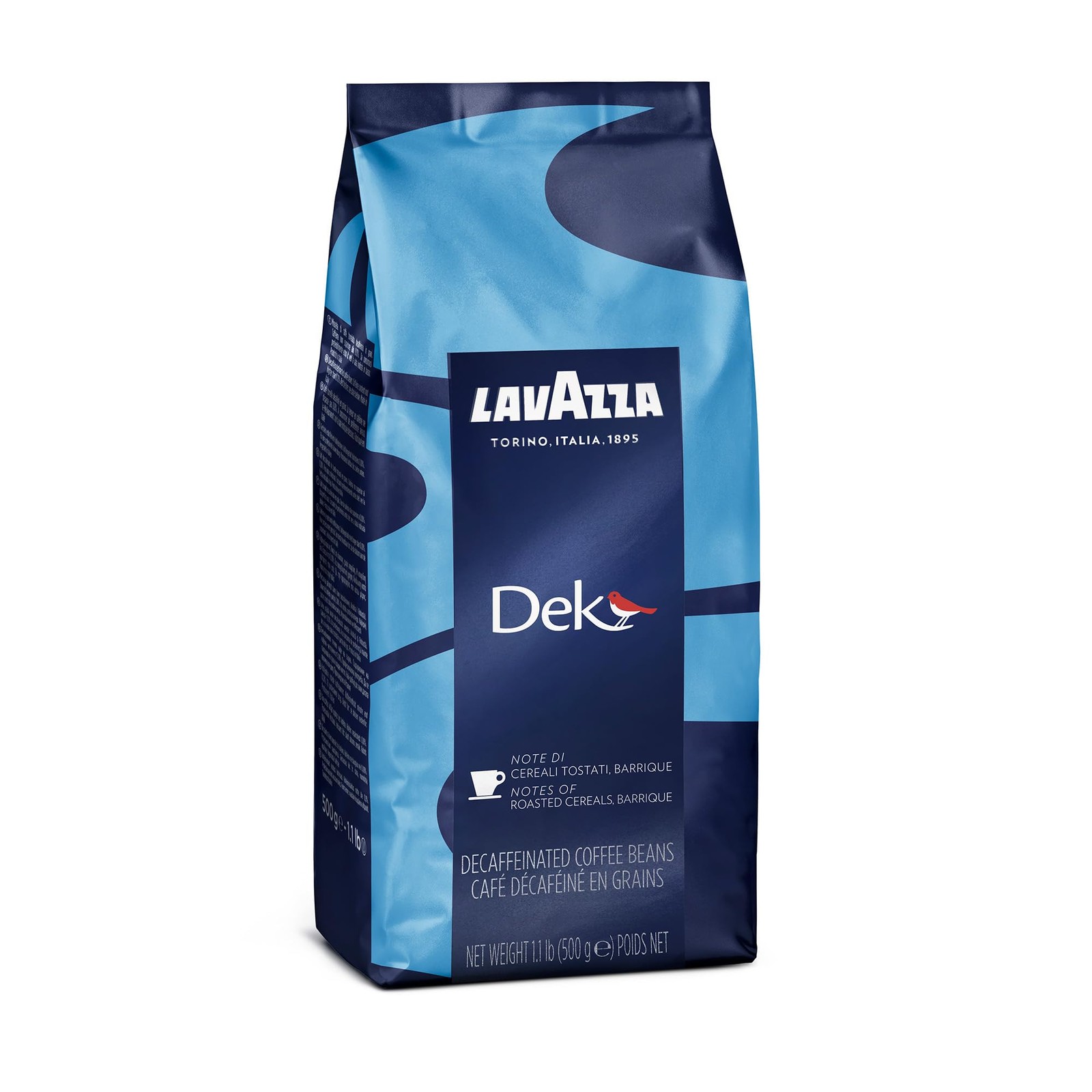 DEK Whole Bean Coffee, Arabica and Robusta Blend, 1.1 lb Bag (Pack of 1)