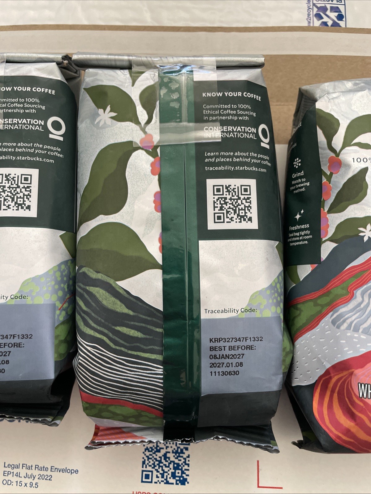 3 Bags Starbucks 100% Kona Whole Bean Coffee 8.8oz Each Hawaii Exclusive Ex 1/27
