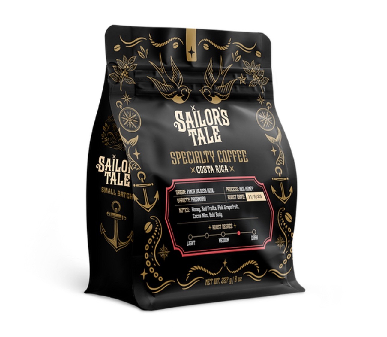 Sailor’s Tale Costa Rica – RED HONEY | Finca Vajusa Azul | Pacamara | 8 oz