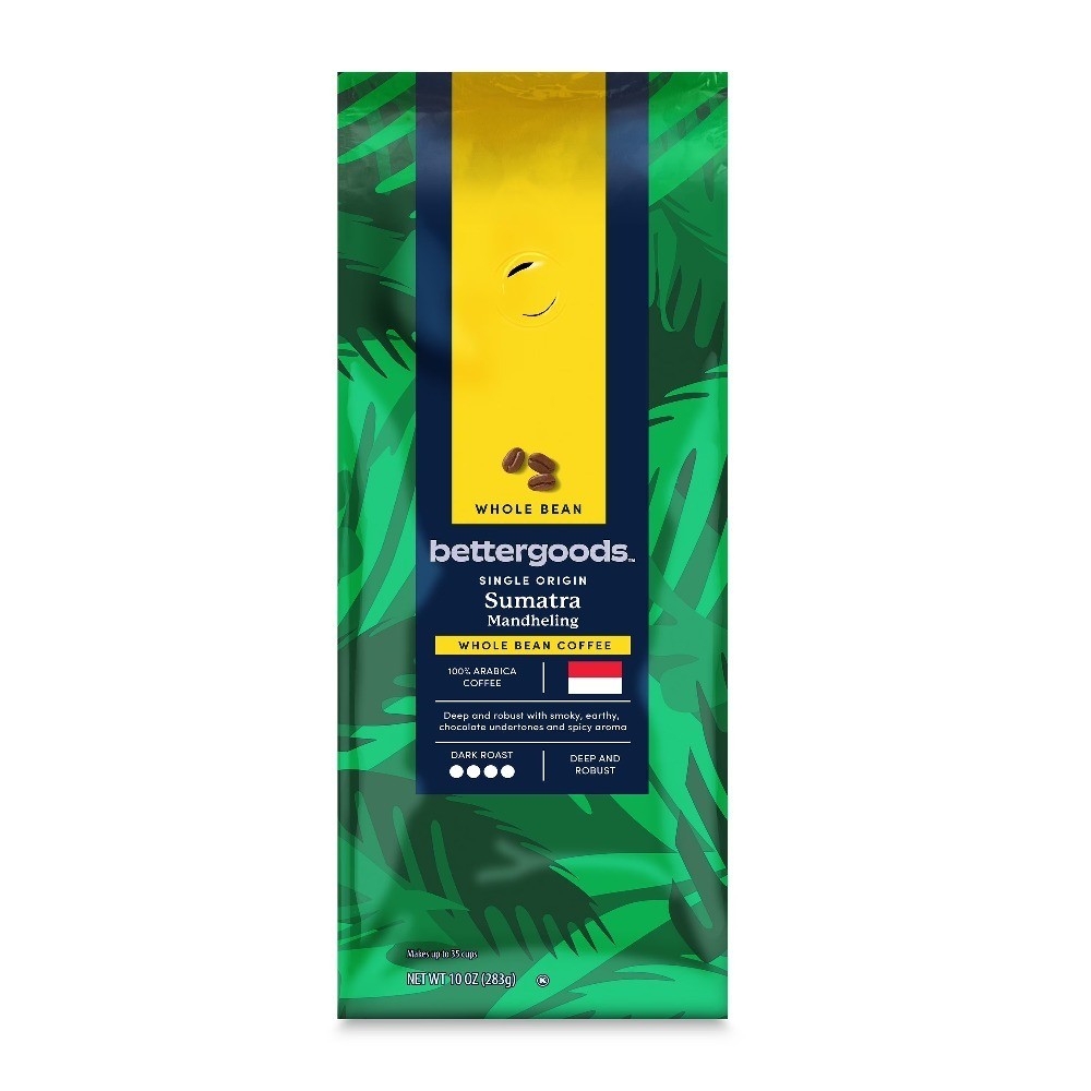 Fresh Roasted Dark Sumatra Mandheling Whole Bean Coffee Single Origin 10oz