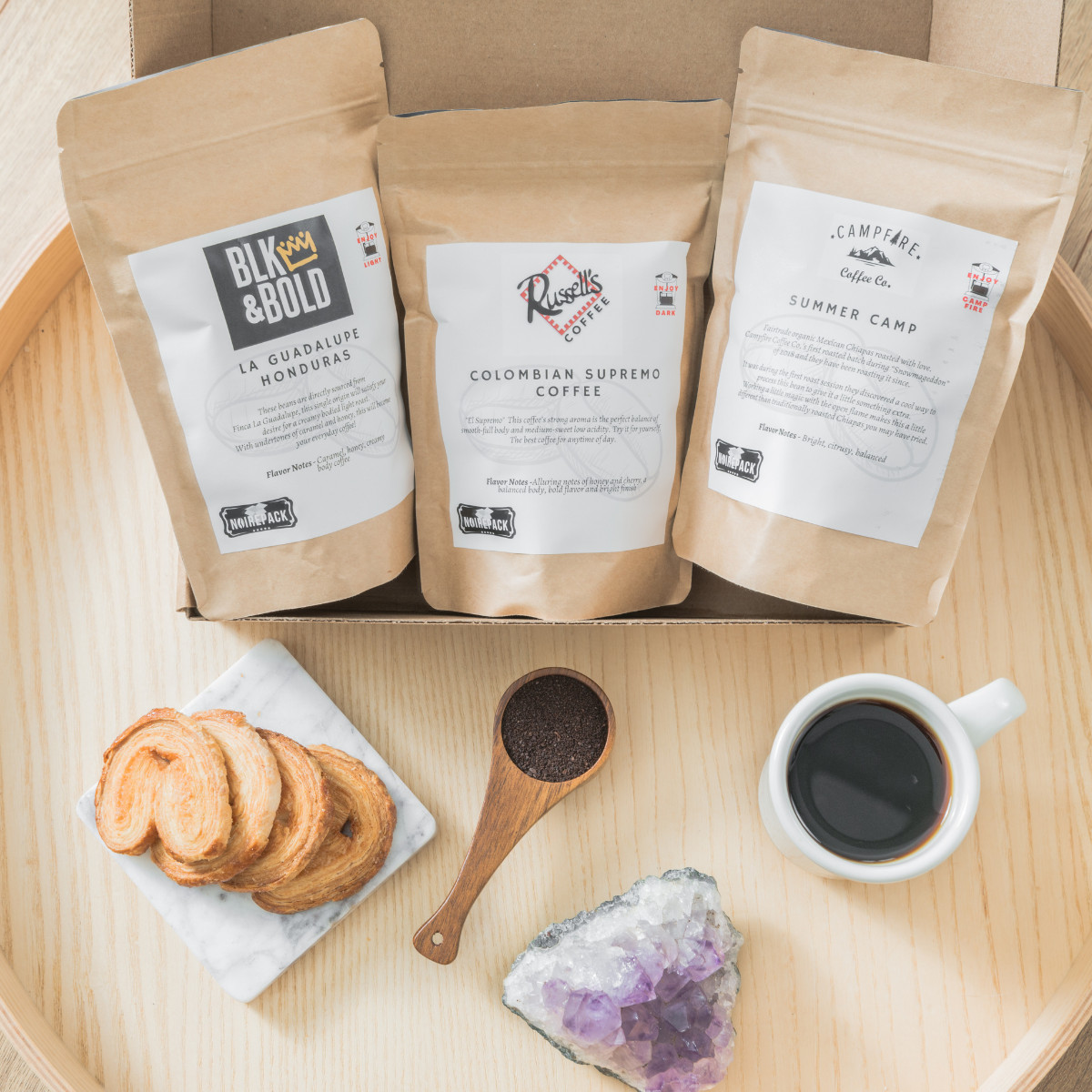 Black Owned Coffee Roasters Sample Box – Honduras, Mexico, and Colombia Coffees