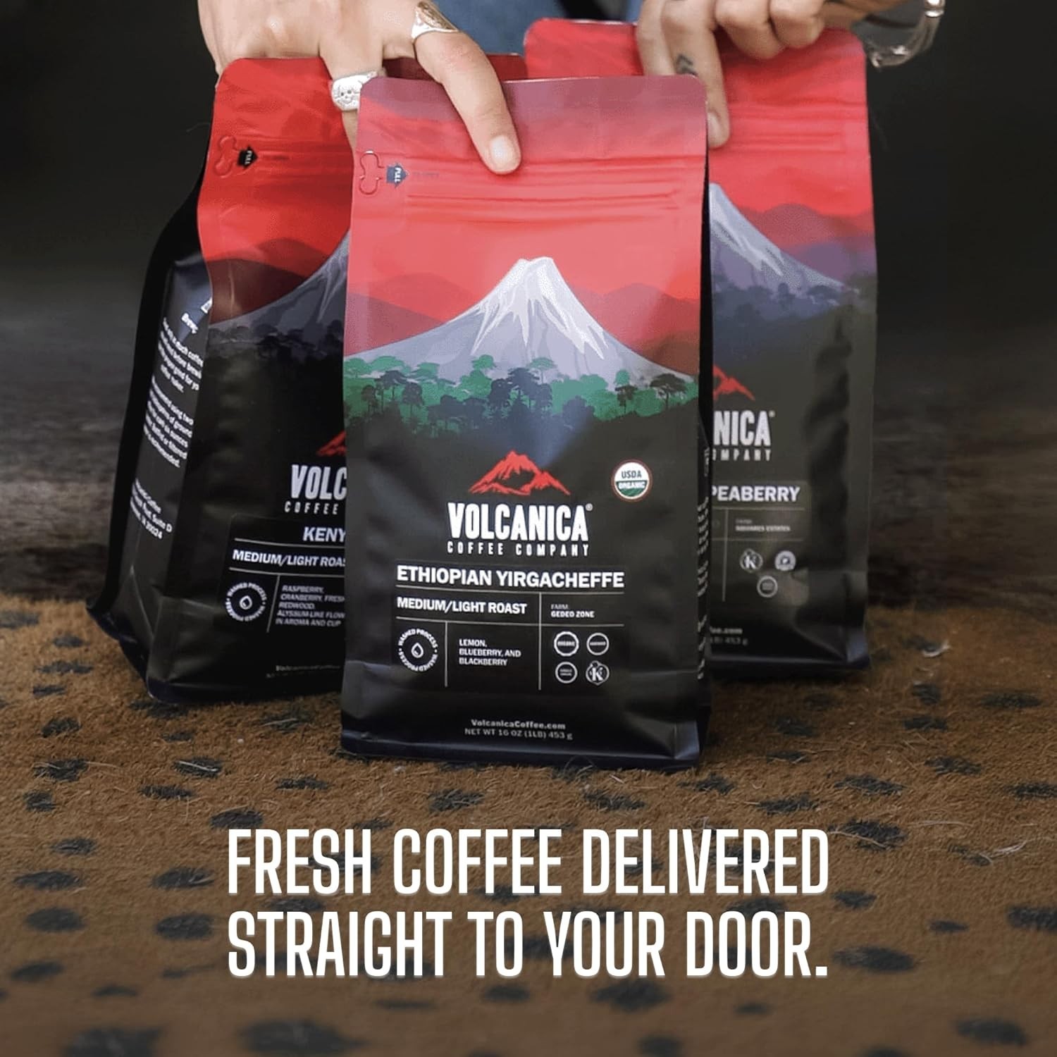 Jamaica Blue Mountain Coffee Blend, Ground, Fresh Roasted, 16-ounce