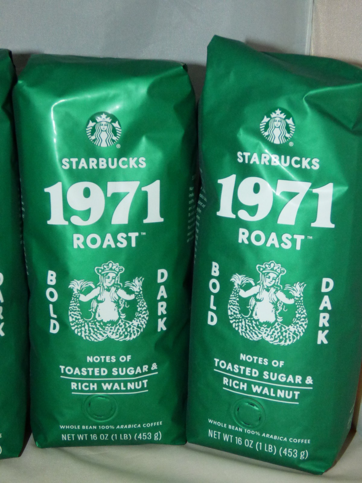 Starbucks – Whole Bean Coffee – 1971 Roast – 16 oz – BB 11/10/2026 – Lot of 4