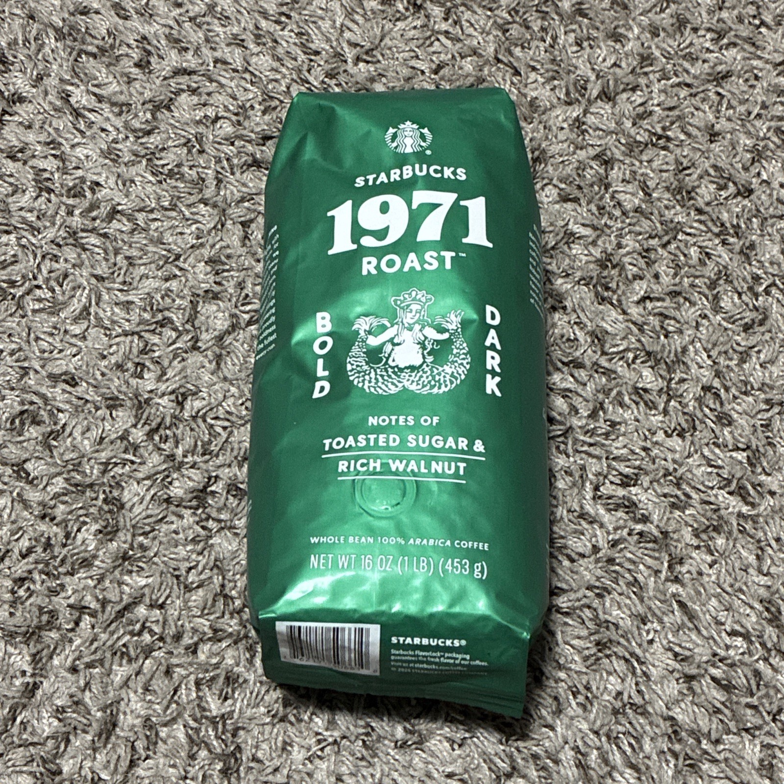 Starbucks 1971 & Komodo Dragon Whole Bean Coffee- 2 x 1 Pound Sealed