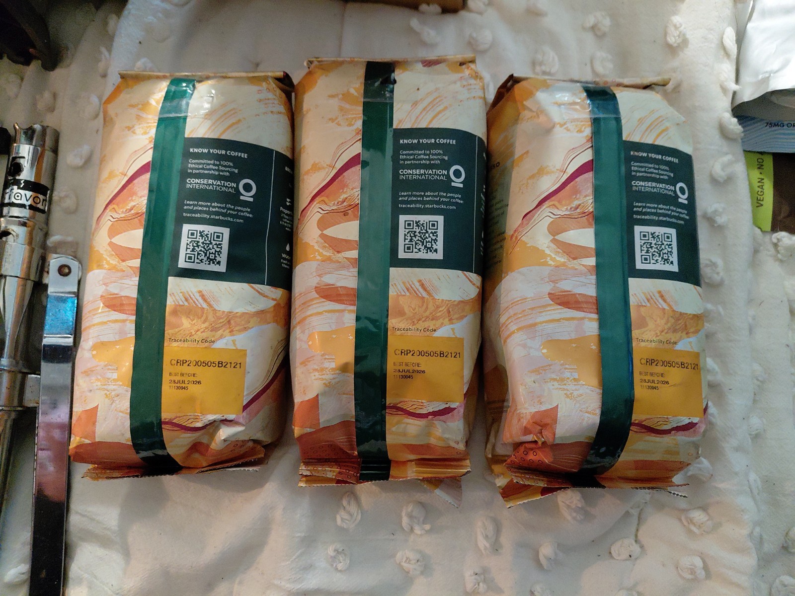 3lbs of Starbucks Blonde Roast Espresso Whole Bean,July 2026, Fresh!!