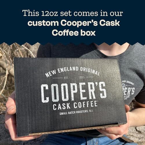 Bourbon Barrel Aged Coffee Set, Single Origin 4 Ounce (Pack of 3) Whole Bean