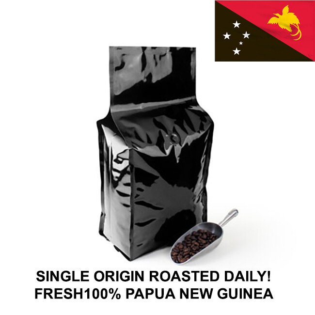 2, 5, 10 LB PAPUA NEW GUINEA FRESH ROASTED COFFEE WHOLE BEAN, GROUND – ARABICA