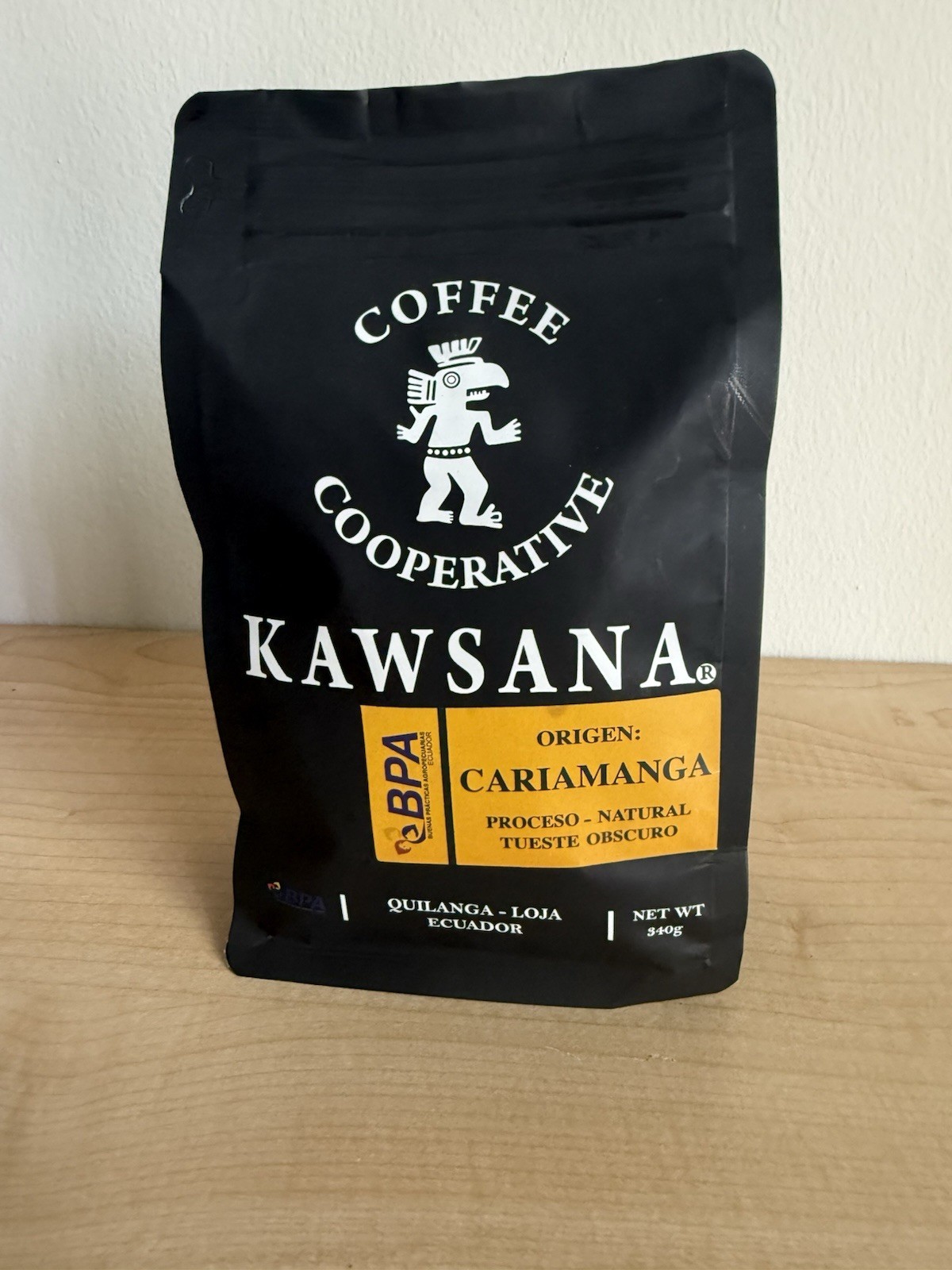Kawsana Ecuadorian Coffee 340g – Specialty Whole Bean/Ground Coffee Loja Origin