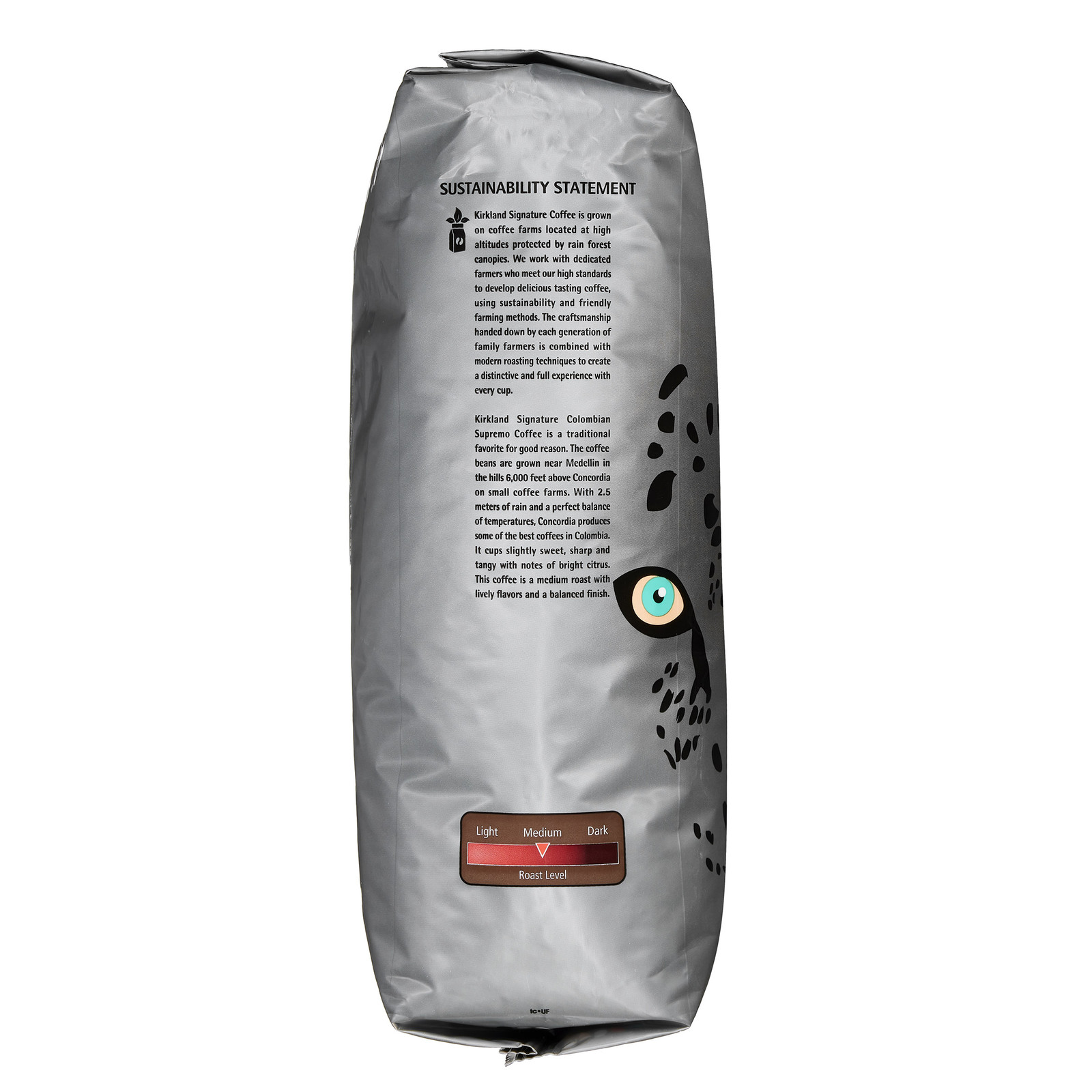 Kirkland Signature Colombian Supremo Coffee, Whole Bean, 3 Lbs