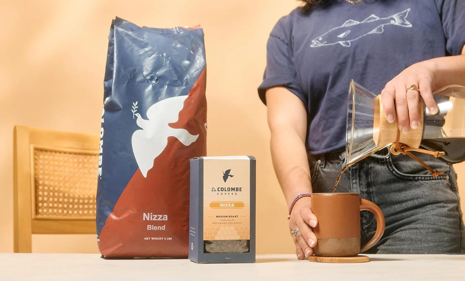 Nizza Medium Roast Whole Bean Coffee – Notes of Milk Chocolate, Nuts & Brownie w