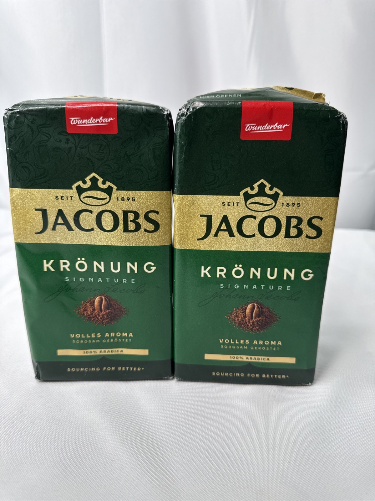 NEW Jacobs Krönung Signature Ground Coffee 500 Grams 17.6 Oz 05/2027