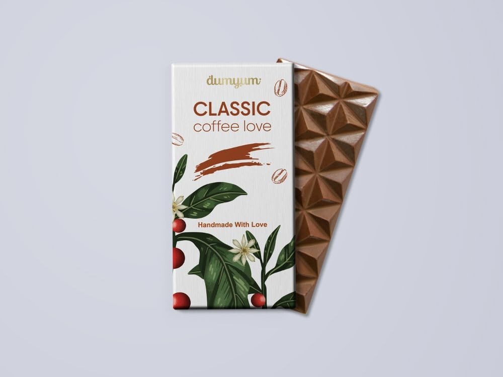 DUMYUM HANDMADE LUXURY DARK CHOCOLATE | CLASSIC COFFEE FLAVOUR | 55g