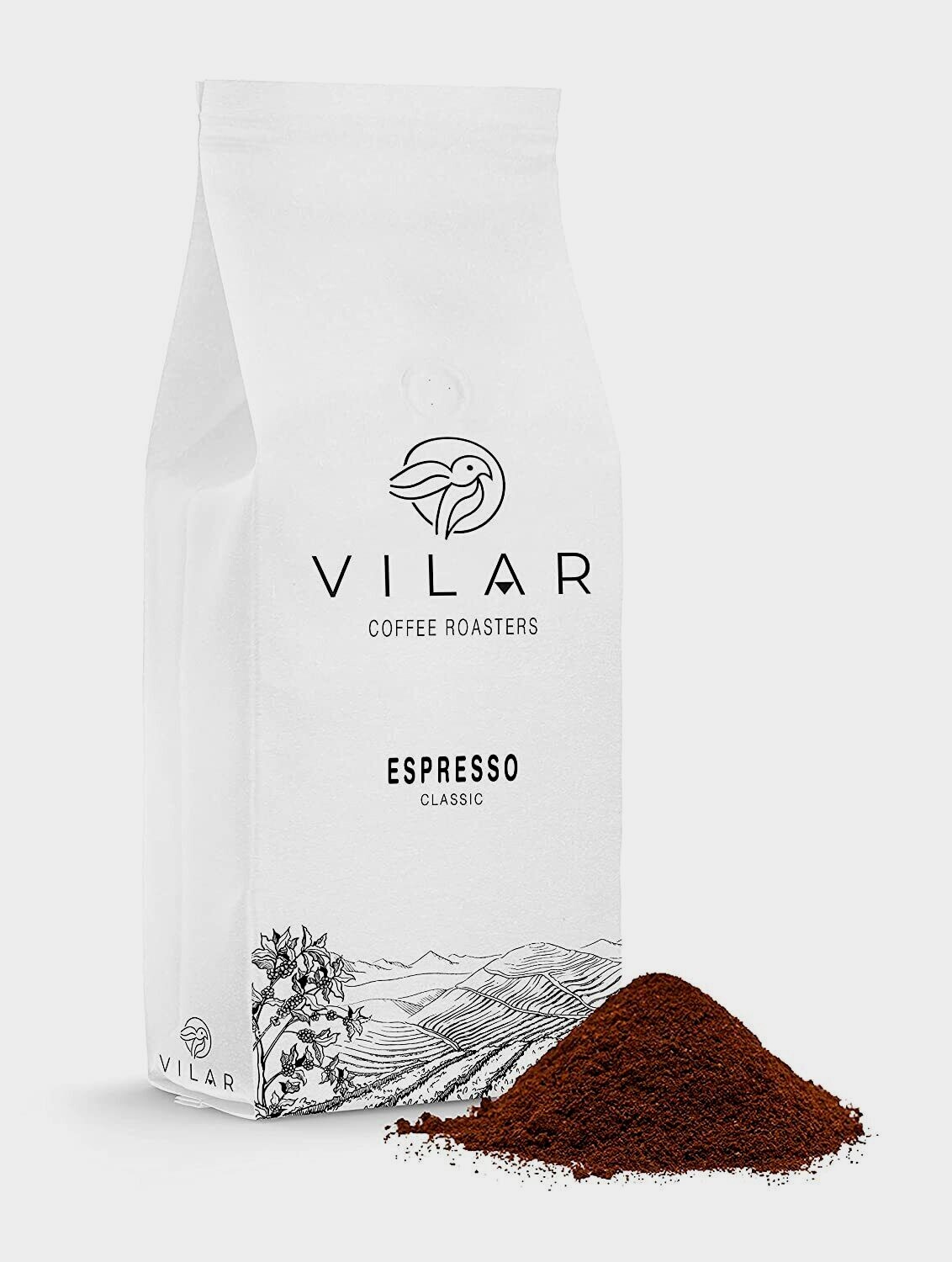 1 Kg , 2.2 Lb Vilar Espresso Coffee Beans Medium or Dark Roast – Classic Blend