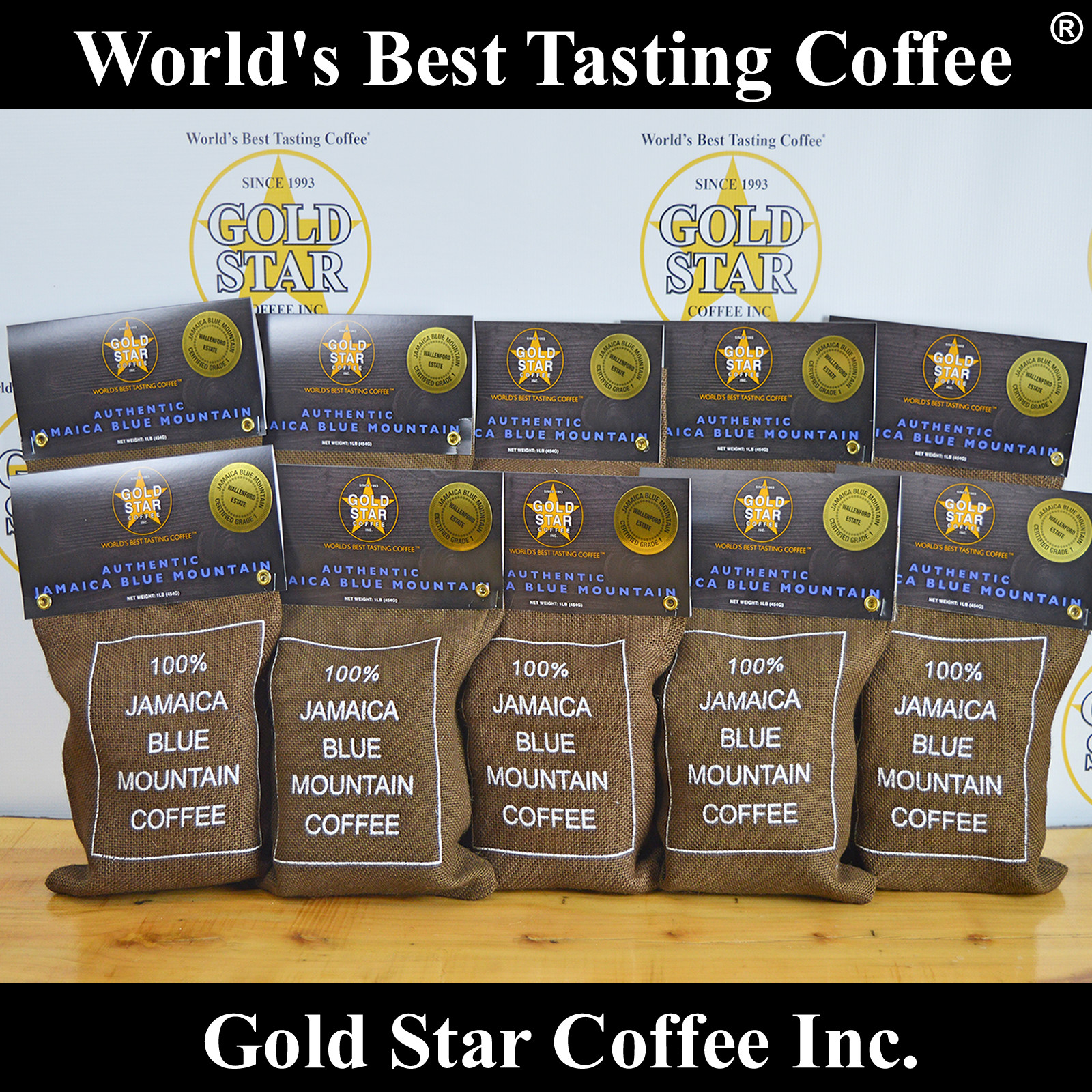 10 lbs Wallenford Estate Jamaica Blue Mountain Coffee – Roasted Fresh as ordered