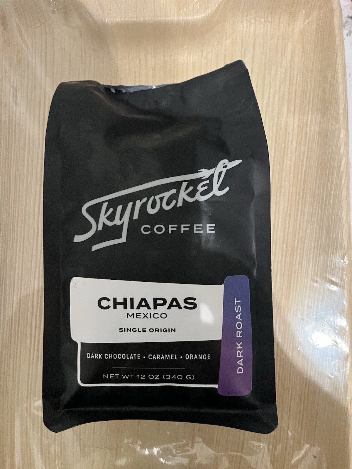 Skyrocket Coffee Uniquely Roasted Mexico Dark Roast. (12 Oz)
