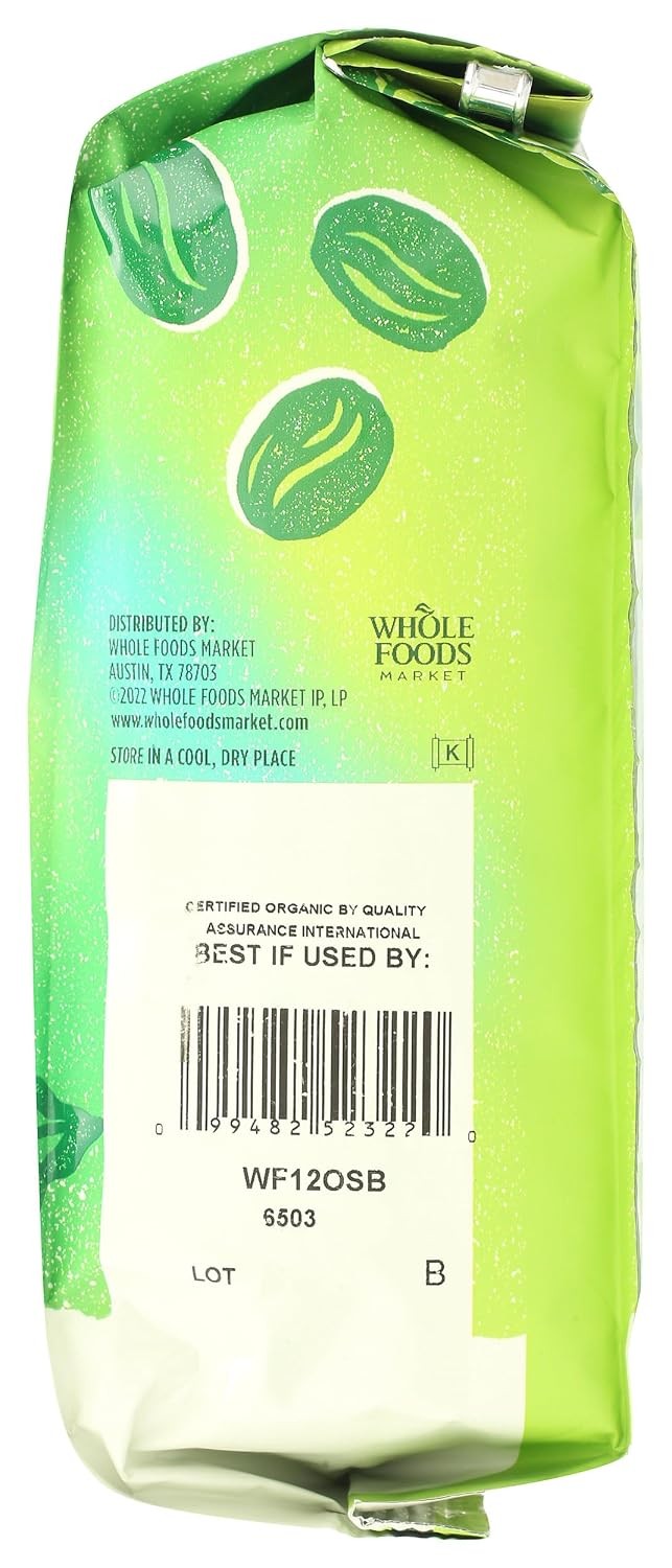 Organic Sierra Blend Whole Bean Coffee Medium-Dark Roast Dark Chocolate &