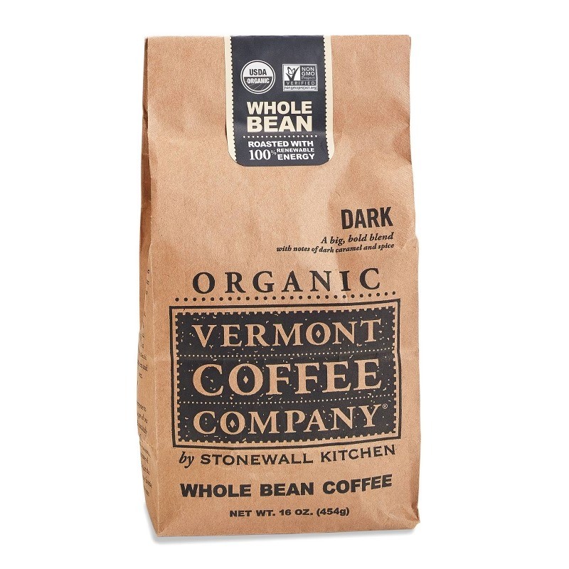 Organic Dark Whole Bean Coffee – 16oz