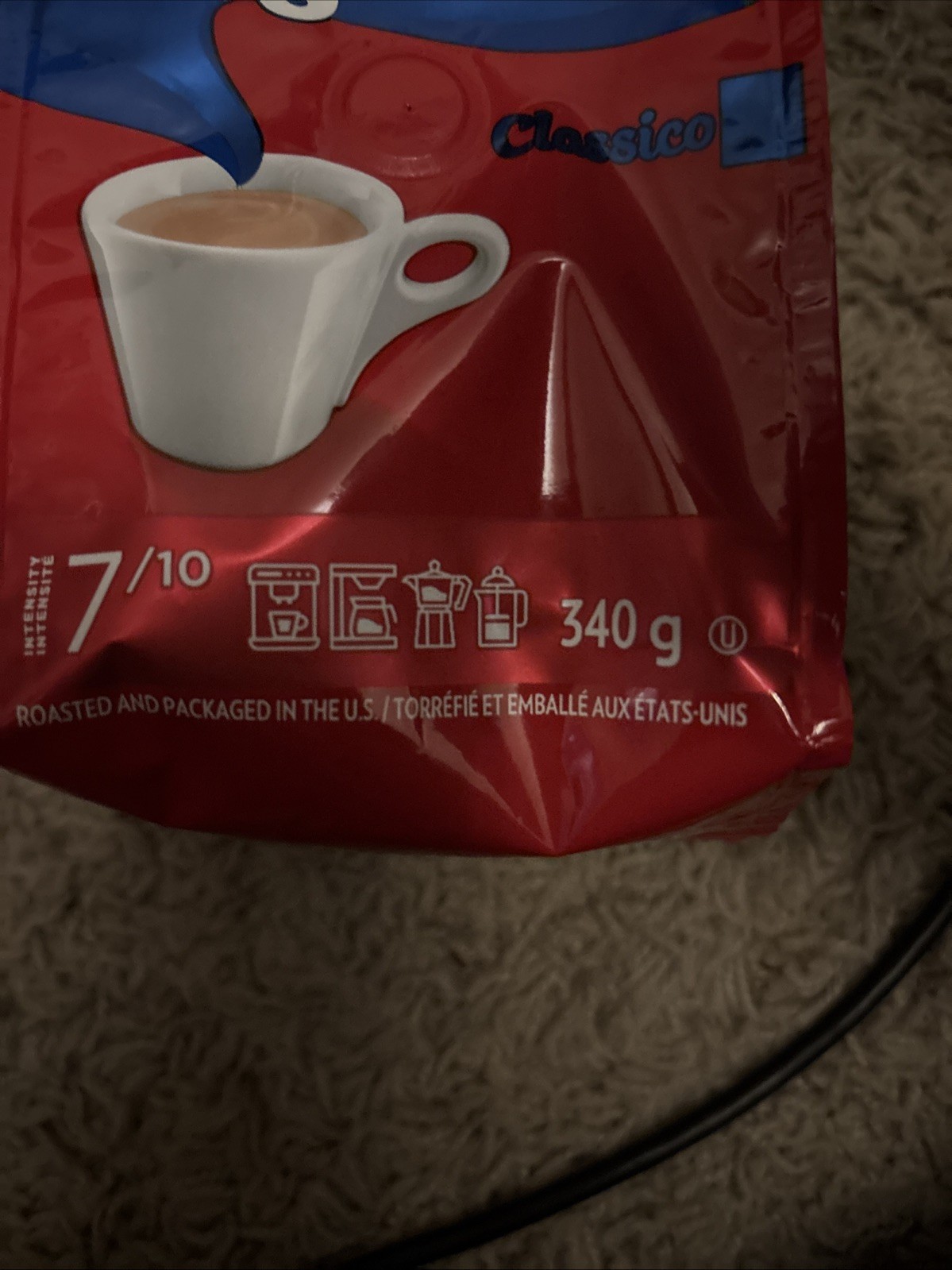 2 Lavazza Crema E Gusto Whole Bean Coffee, Medium Roast 340g Each