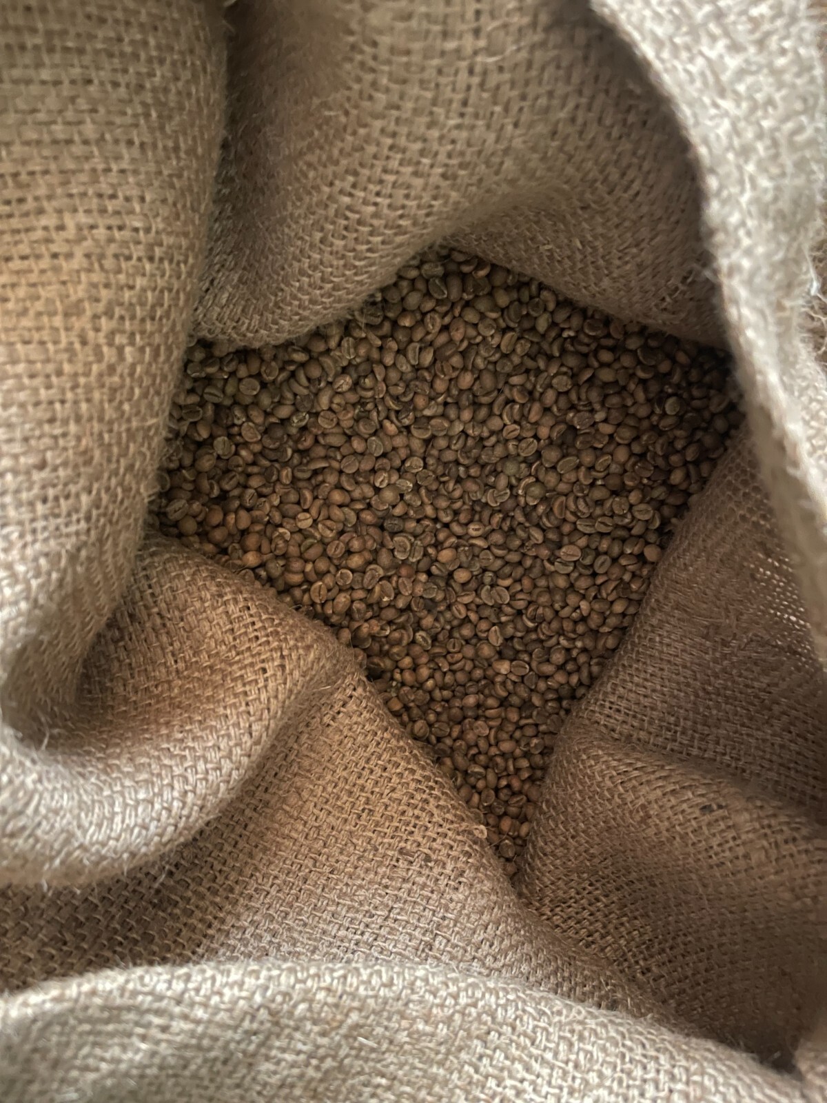 organic green Robusta coffee beans from Tanzania 2 pounds