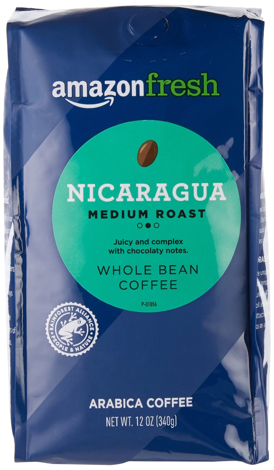 Fresh, Nicaragua Whole Bean Coffee, Medium Roast, 12 Oz