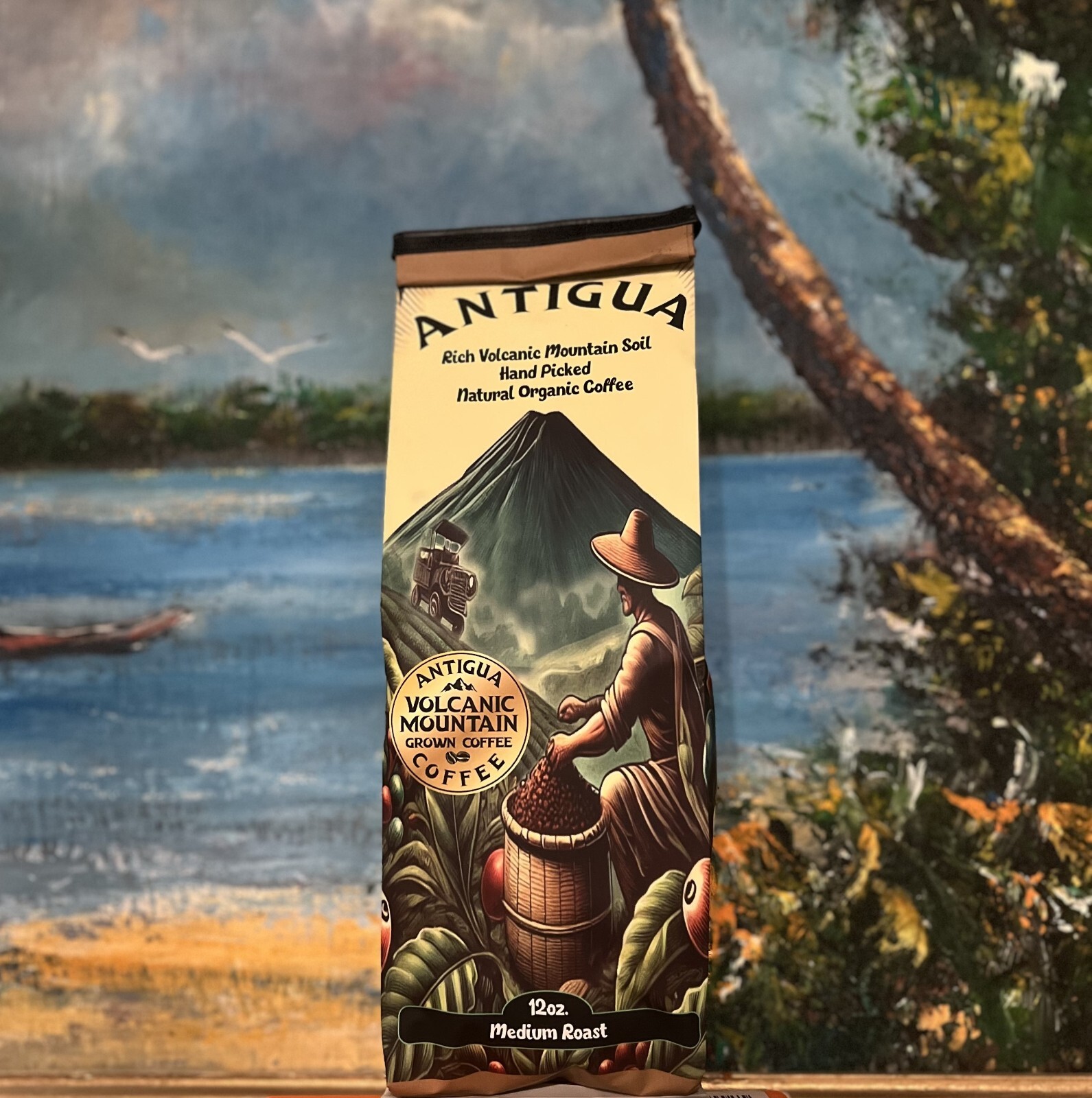 ANTIGUA ORGANIC COFFEE LLC Natural Organic Low Acid Coffee Whole Bean