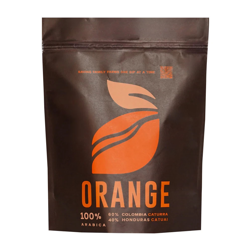 Agro Café Orange Coffee Medium Roast All Grind Arabica Blend 2.5lb/10oz