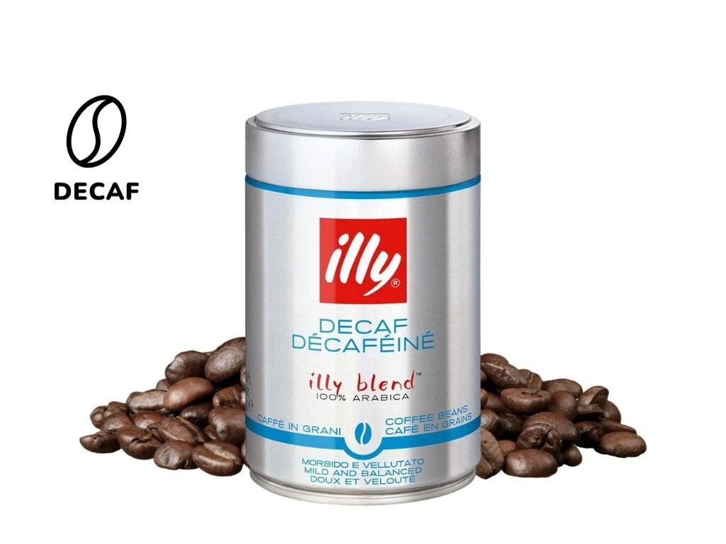 ILLY Decaf Coffee Beans in a Can 250g / 8.8oz