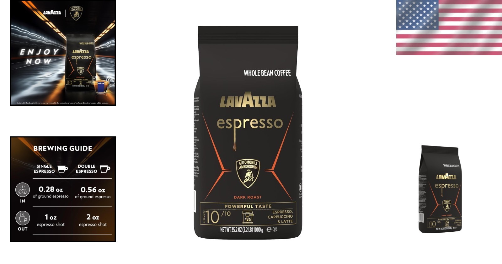 Bold Dark Roast Whole Bean Coffee – Automobili Lamborghini 2.2 lb Experience