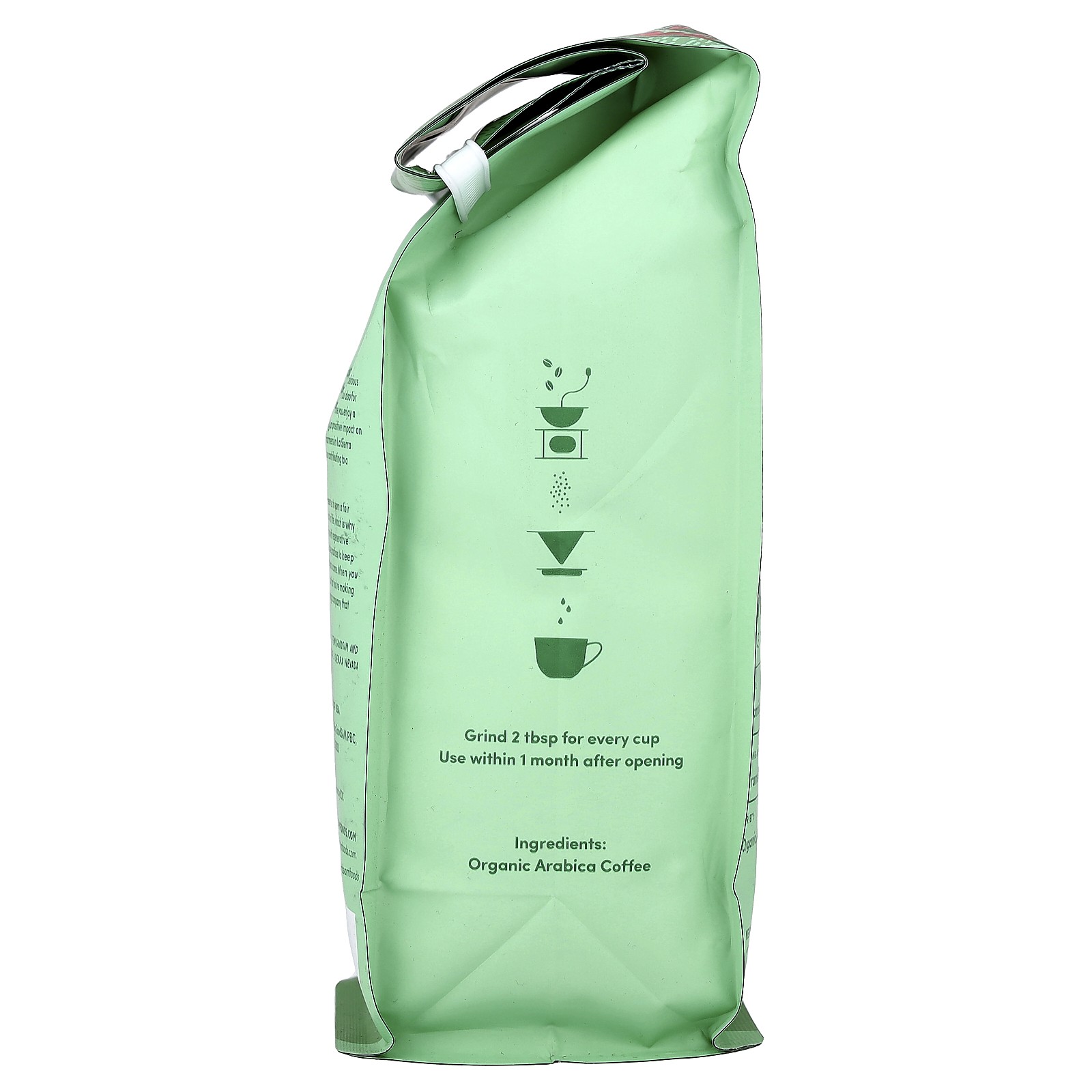 Single Origin Organic Coffee, Everyday, Whole Bean, Medium Roast, 12 oz