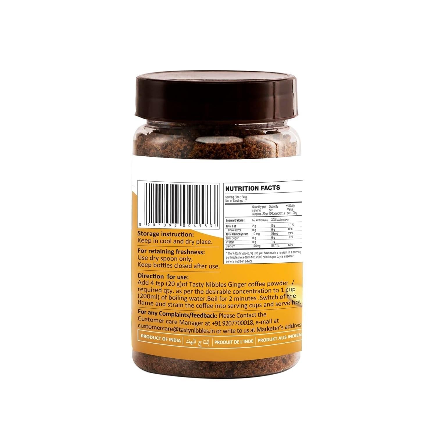 Tasty Nibbles Ginger Coffee 150g x2 (Pack Of 2, 300g)