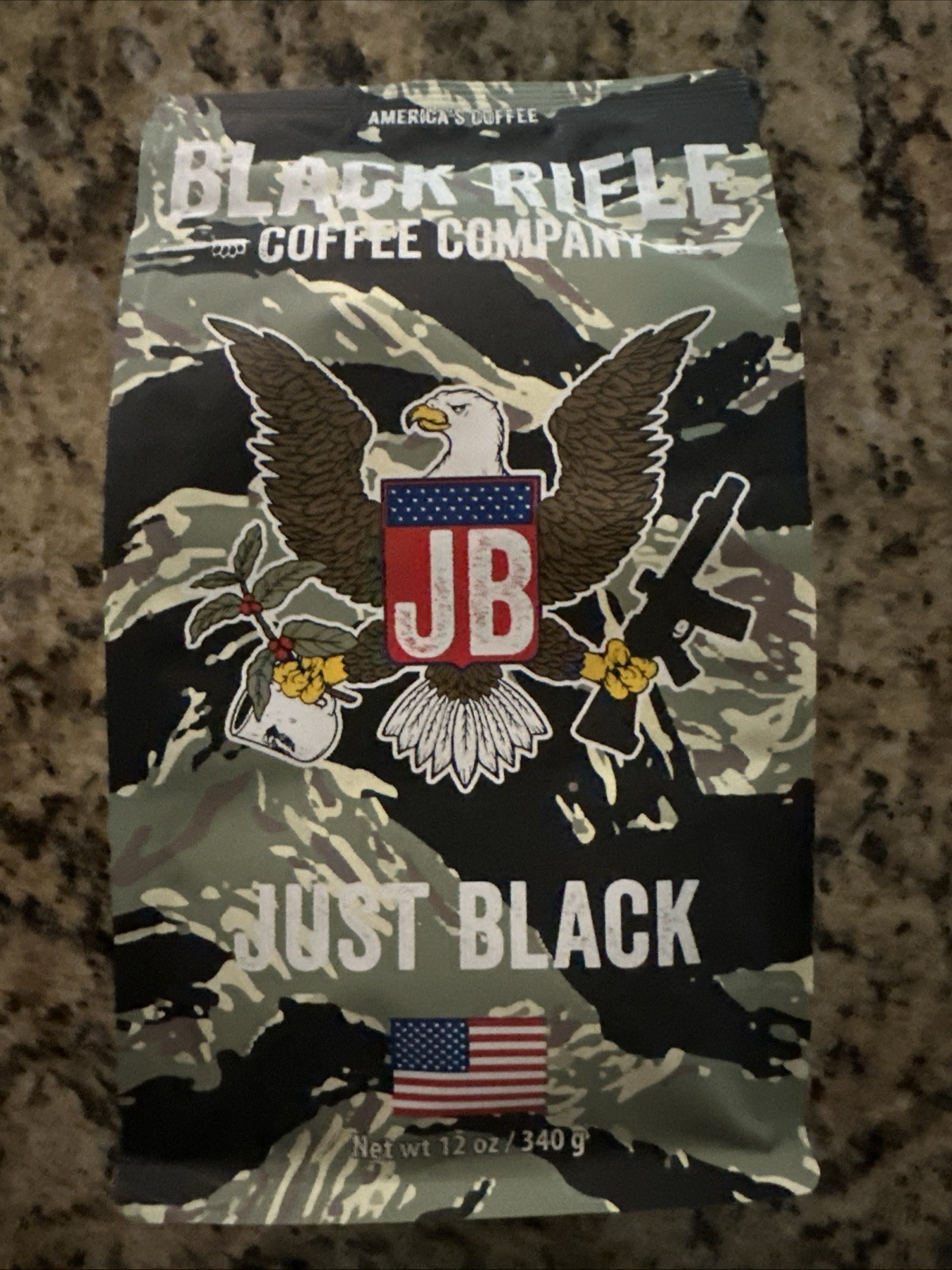 Black Riffle Coffee Company Just Black Coffee Medium Roast 12 Oz