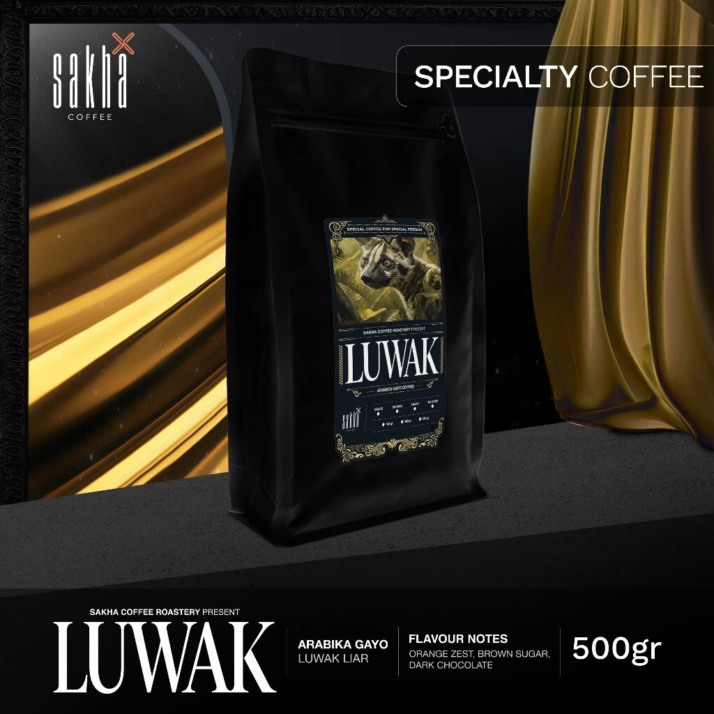 Wild Luwak Coffee Arabica Gayo Aceh Arabica Coffee Beans 500g Coffee Bean Powder