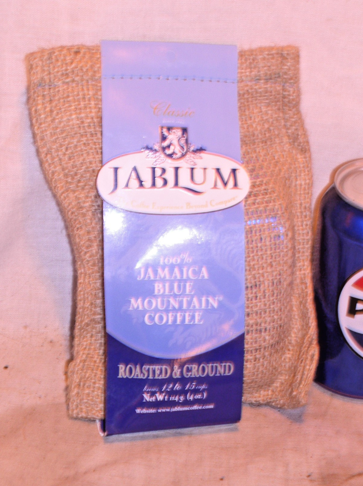 SEALED 4 OZ BLUE MOUNTAIN CLASSIC JABLUM 100% JAMAICA ROASTED GROUND COFFEE