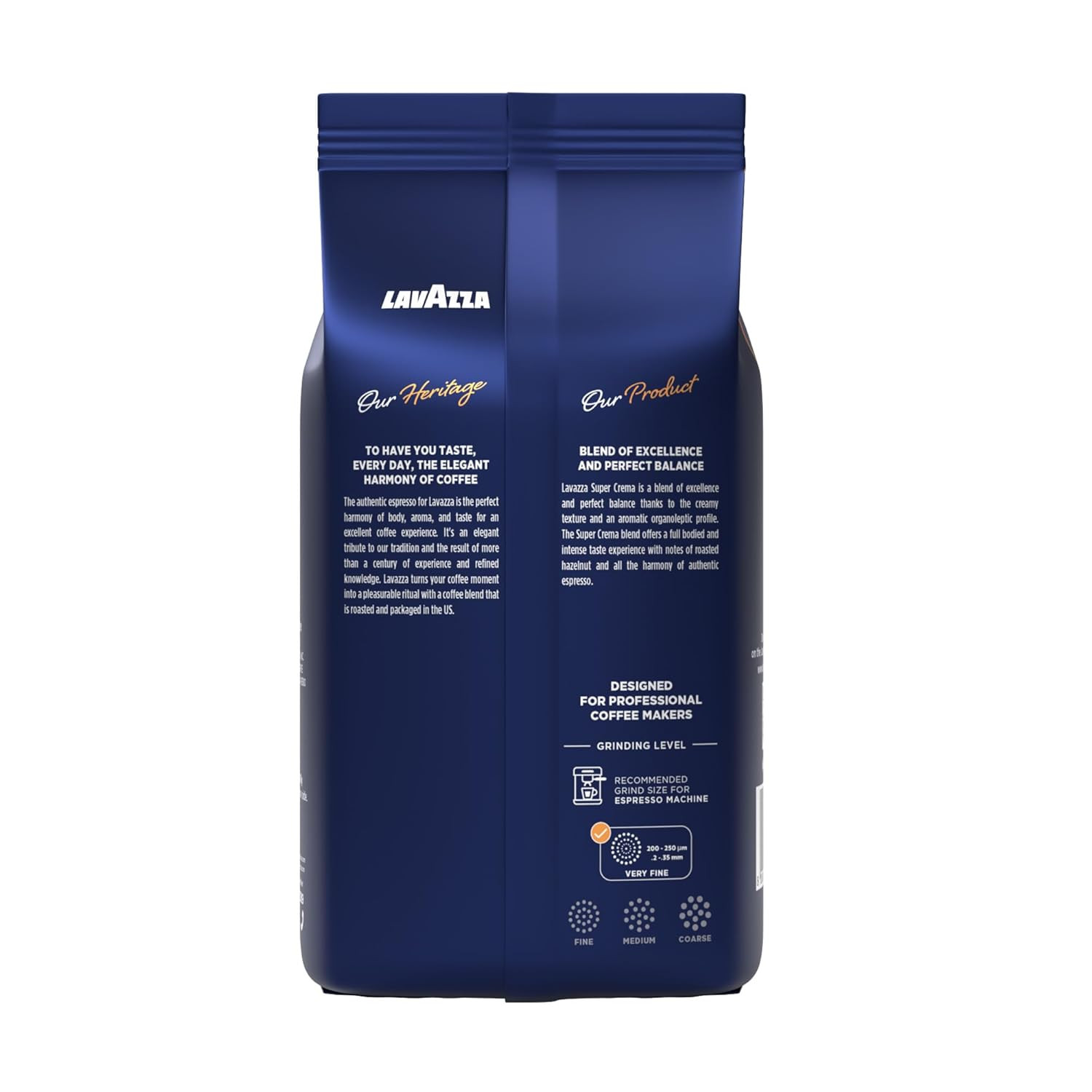 Super Crema Whole Bean Coffee, Medium Espresso Roast, Arabica and Robusta Blend,