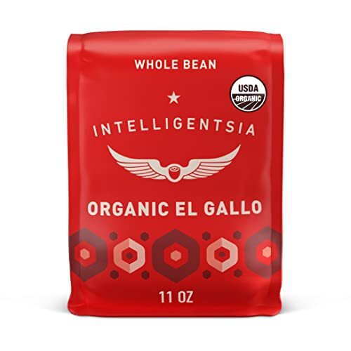 El Gallo Organic Whole Bean Coffee 11 Ounce Breakfast Blend Medium Roast
