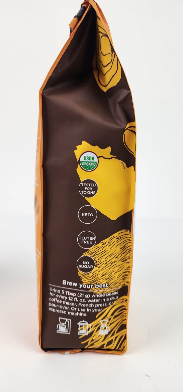 Four Sigmatic Think Organic Coffee Lions Mane Mushroom Whole Bean 07/26 (3 Pack)