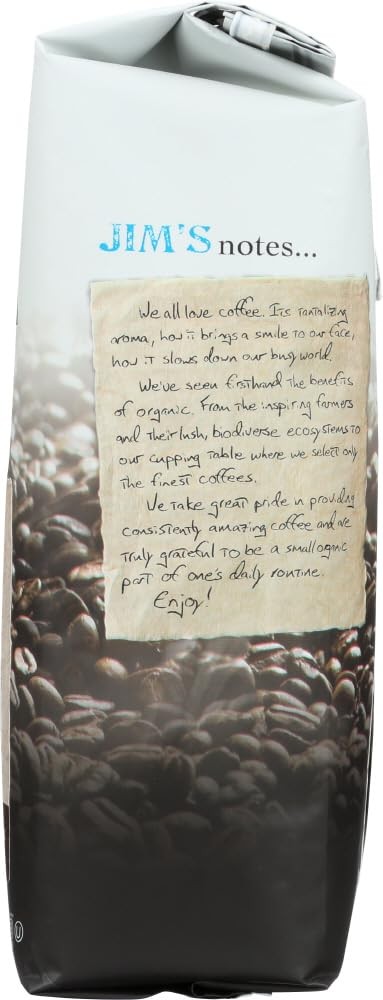 (Pack of 6) Jim’s Organic Coffee Whole Bean Sweet Love Organic Coffee 11 Oz