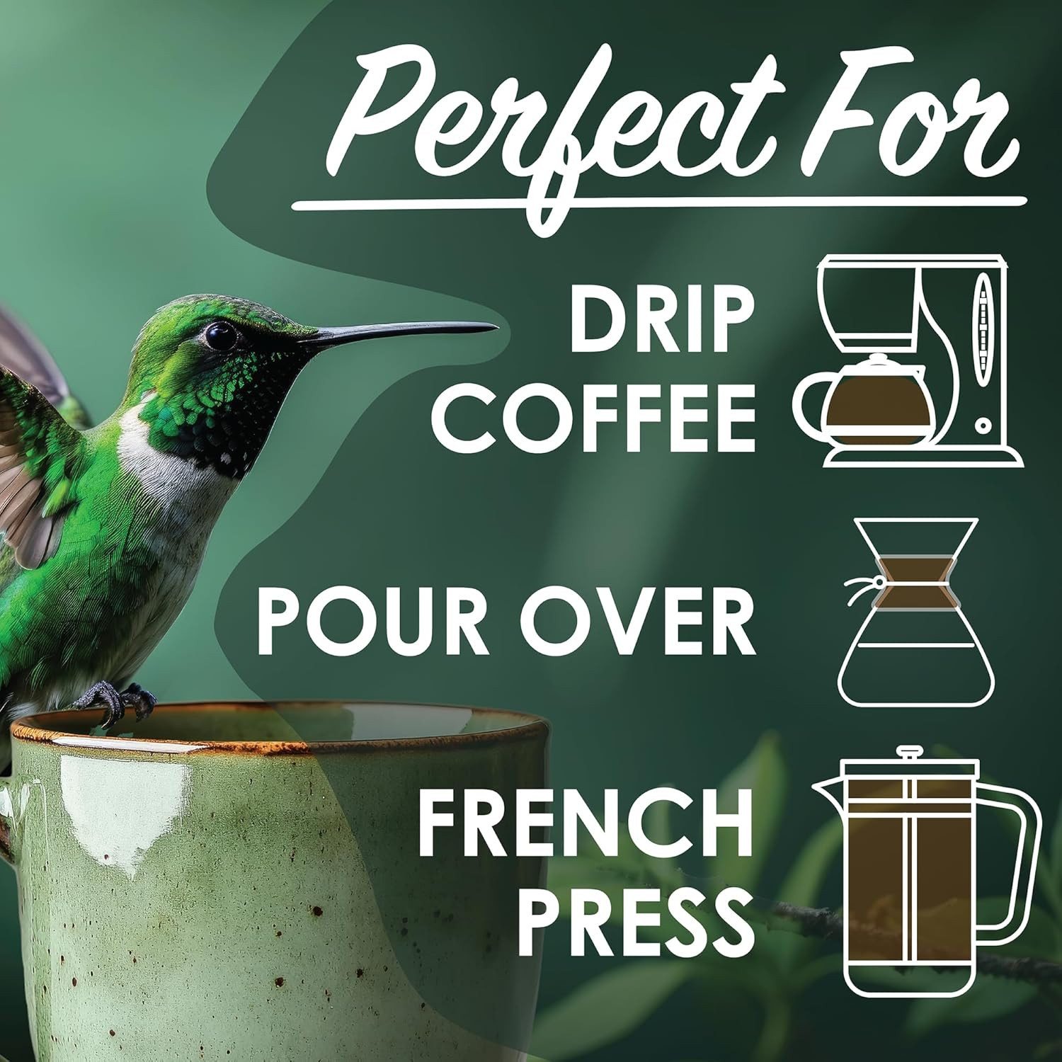Coffee, Blue Mountain Coffee Blend – Medium-Light Roast, Whole Bean, Made from 1